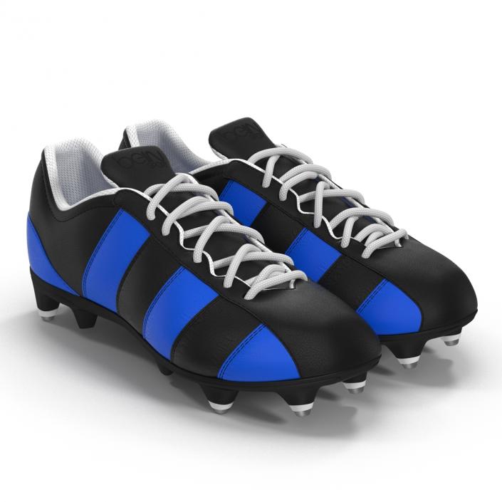 3D Football Boots 2 Blue