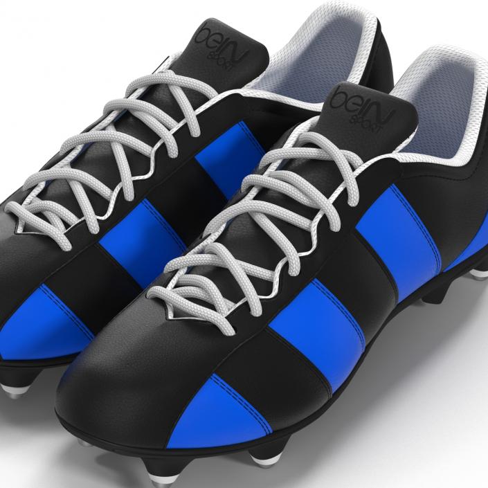 3D Football Boots 2 Blue