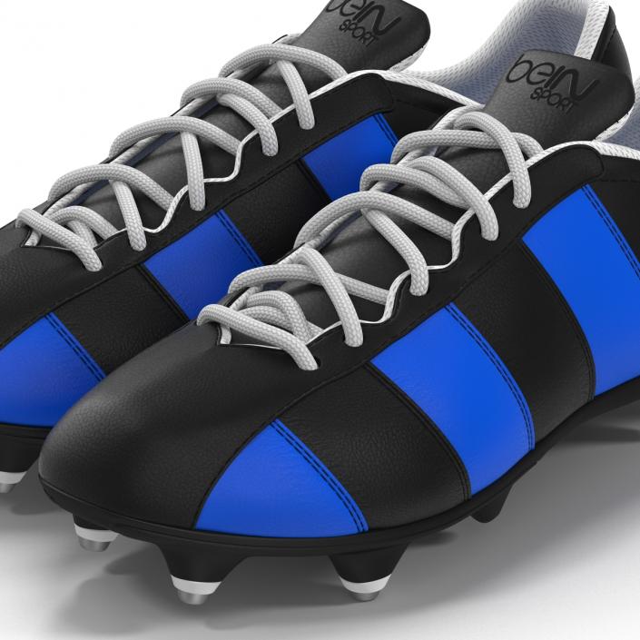 3D Football Boots 2 Blue