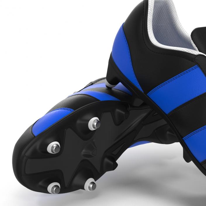 3D Football Boots 2 Blue