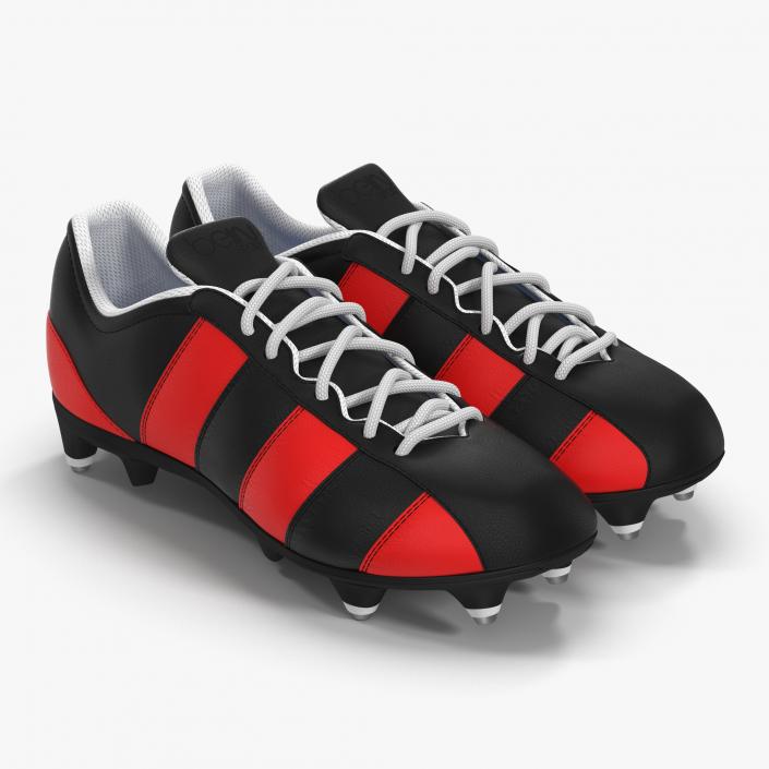 3D model Football Boots 2 Red