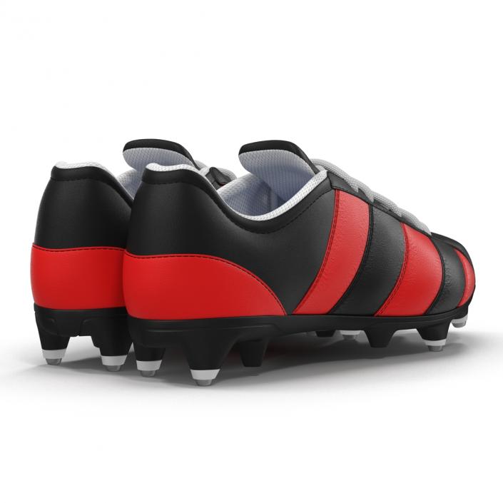 3D model Football Boots 2 Red