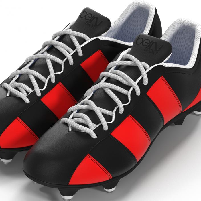 3D model Football Boots 2 Red