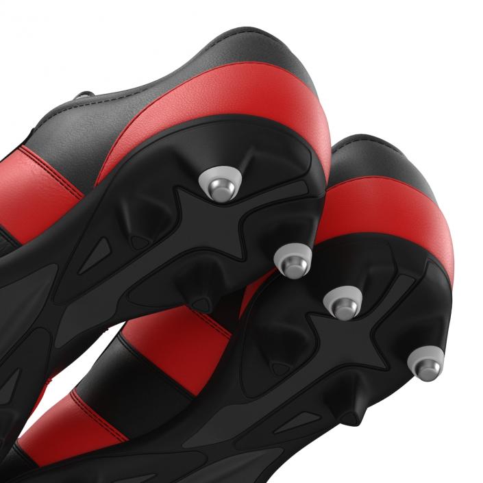 3D model Football Boots 2 Red