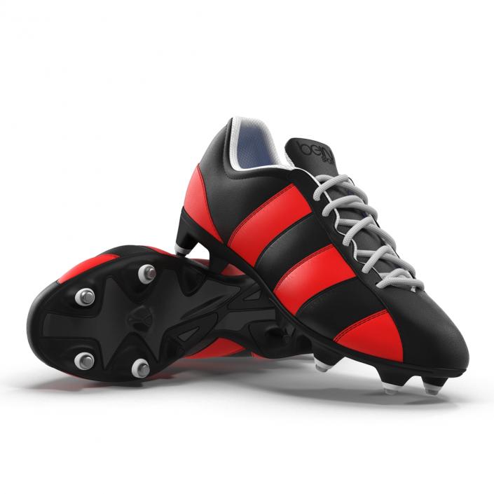 3D model Football Boots 2 Red