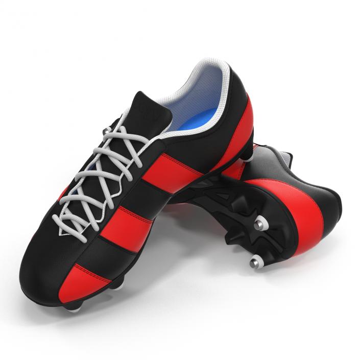 3D model Football Boots 2 Red