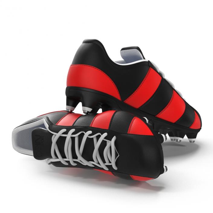 3D model Football Boots 2 Red