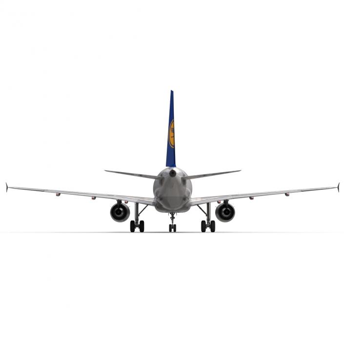 3D Airbus A318 Lufthansa