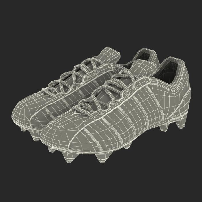 3D model Football Boots 2 Red