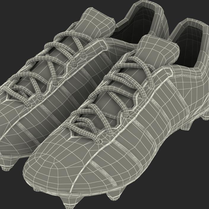 3D model Football Boots 2 Red