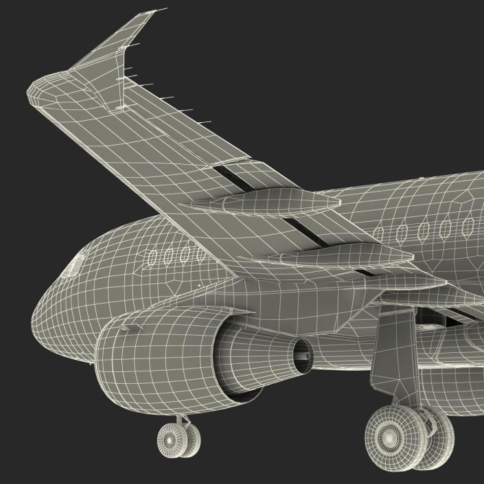 3D Airbus A318 Lufthansa