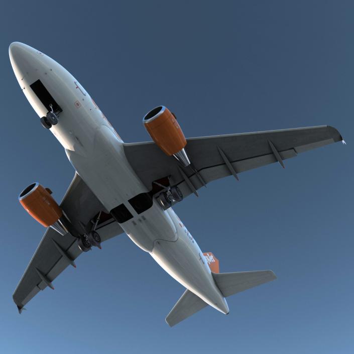 Airbus A318 EasyJet 3D model