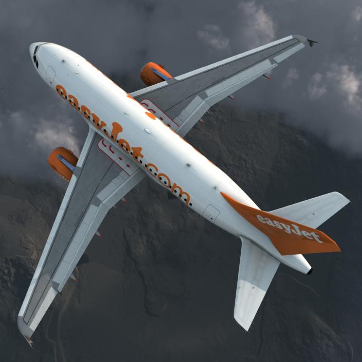 Airbus A318 EasyJet 3D model