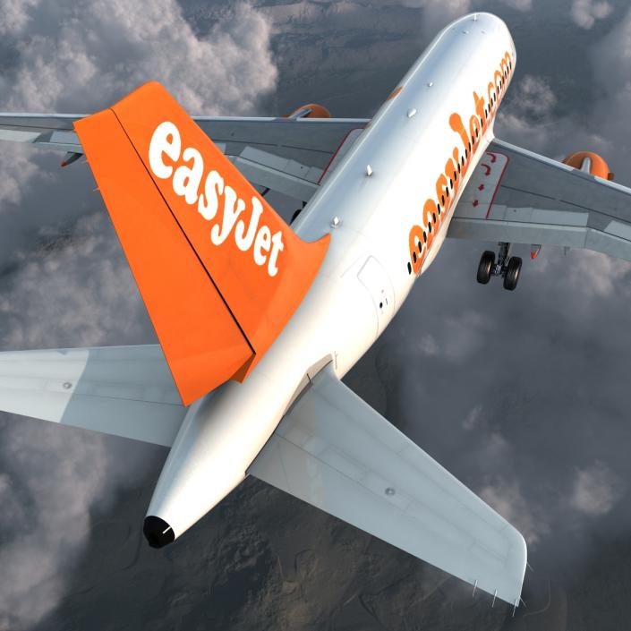 Airbus A318 EasyJet 3D model