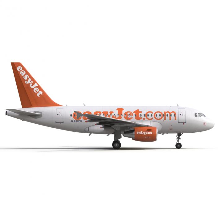 Airbus A318 EasyJet 3D model