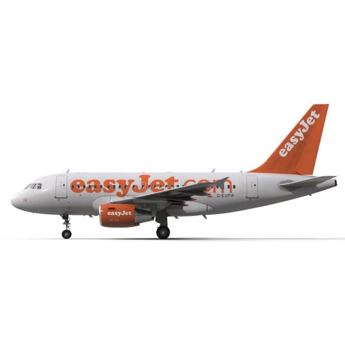 Airbus A318 EasyJet 3D model