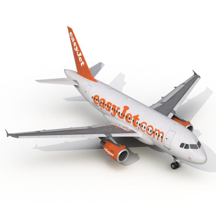 Airbus A318 EasyJet 3D model