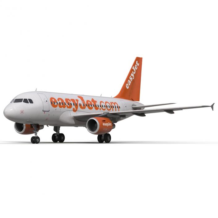 Airbus A318 EasyJet 3D model