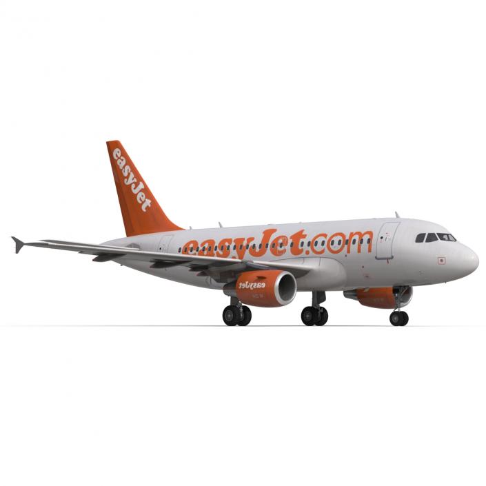 Airbus A318 EasyJet 3D model