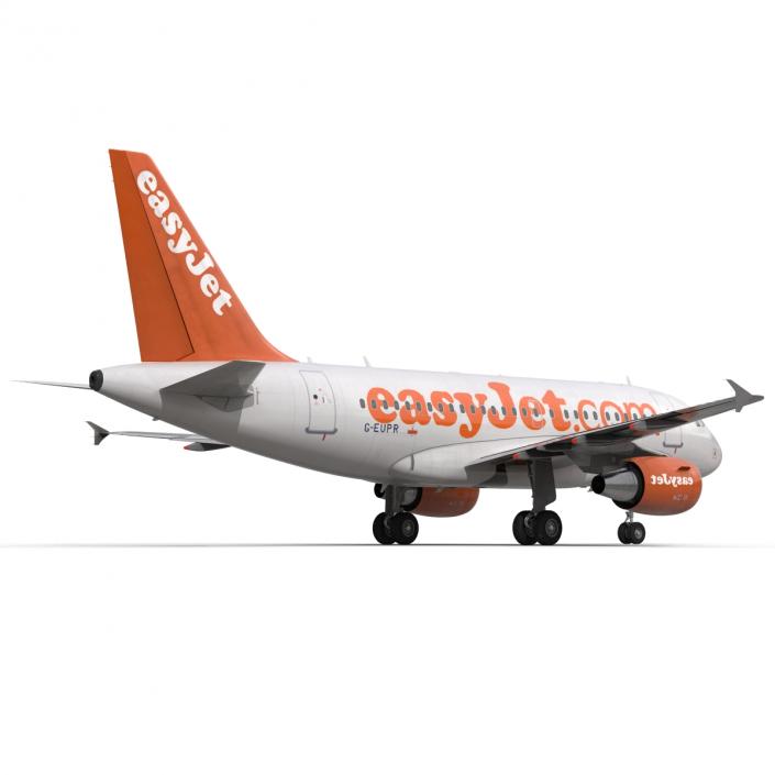 Airbus A318 EasyJet 3D model