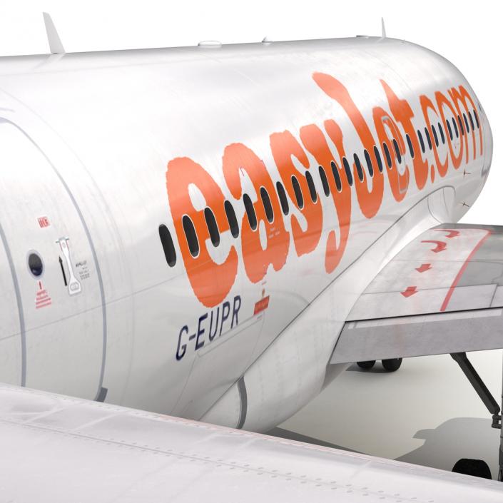 Airbus A318 EasyJet 3D model