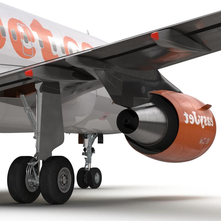 Airbus A318 EasyJet 3D model