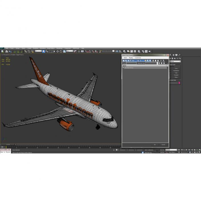 Airbus A318 EasyJet 3D model