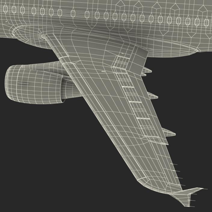 Airbus  A318 Lufthansa Rigged 3D model