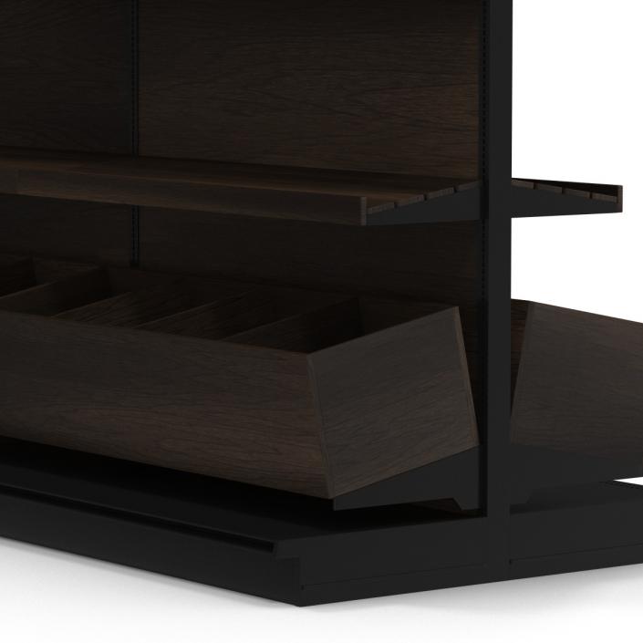 Bakery Display Shelves Dark 3D