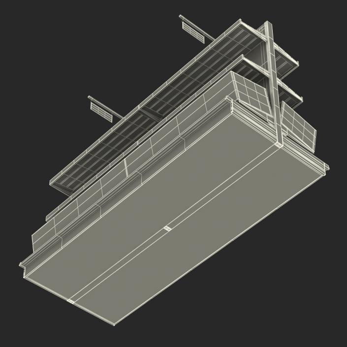 Bakery Display Shelves Dark 3D