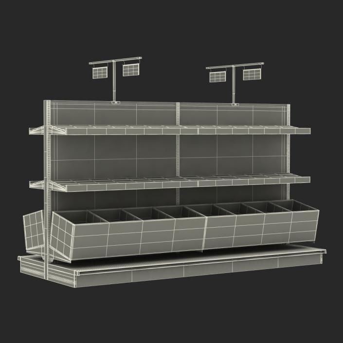 Bakery Display Shelves 3D