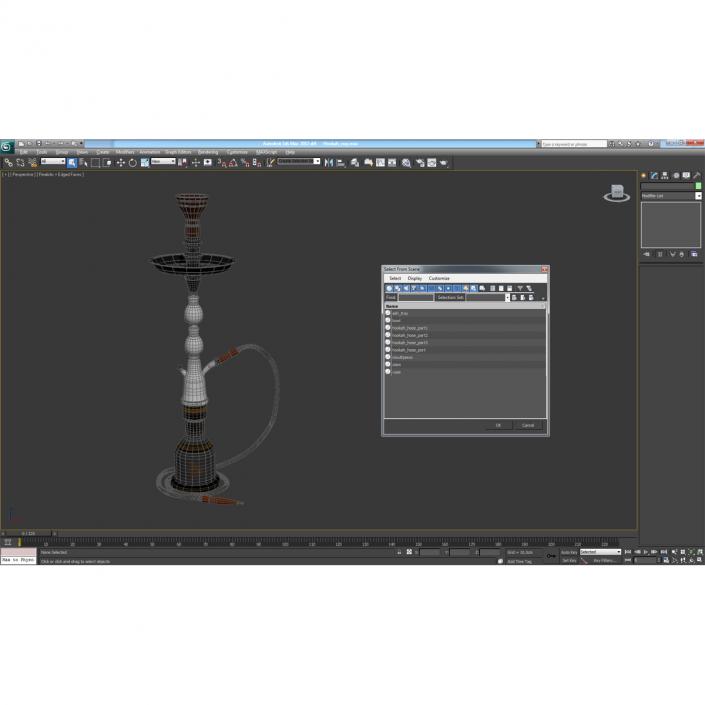 3D model Hookah