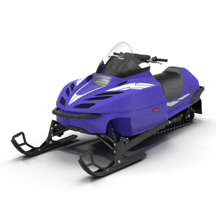 3D model Snowmobile Generic Rigged