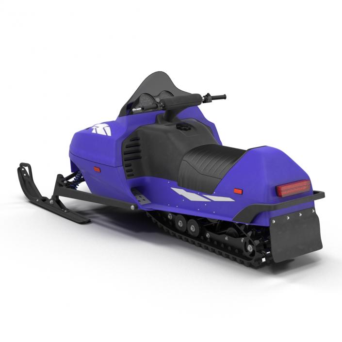 3D model Snowmobile Generic Rigged