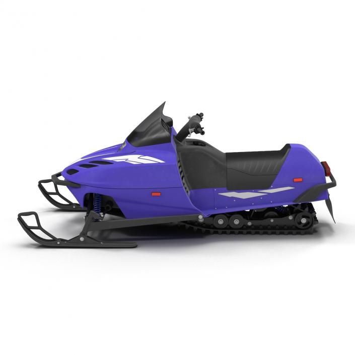 3D model Snowmobile Generic Rigged