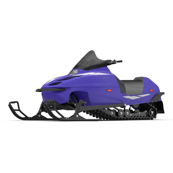 3D model Snowmobile Generic Rigged