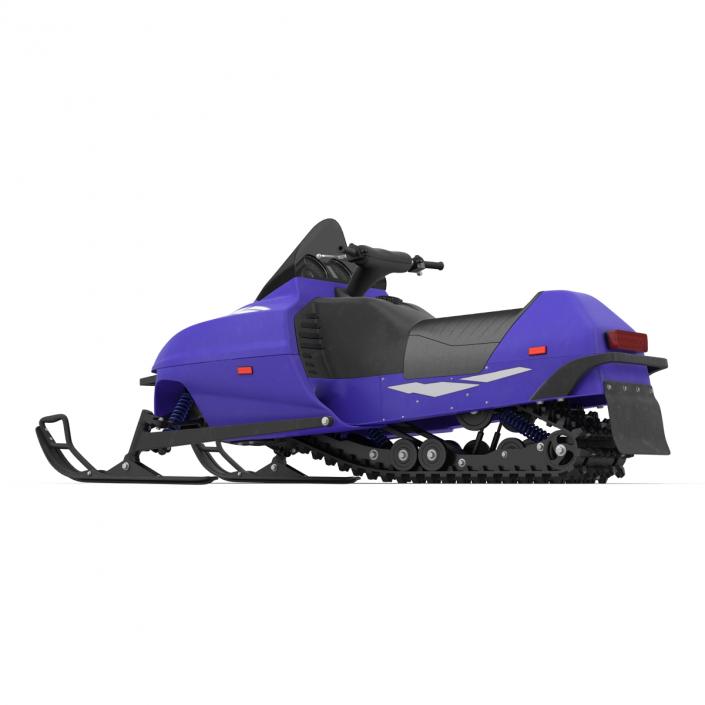 3D model Snowmobile Generic Rigged