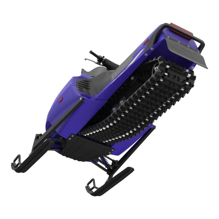 3D model Snowmobile Generic Rigged