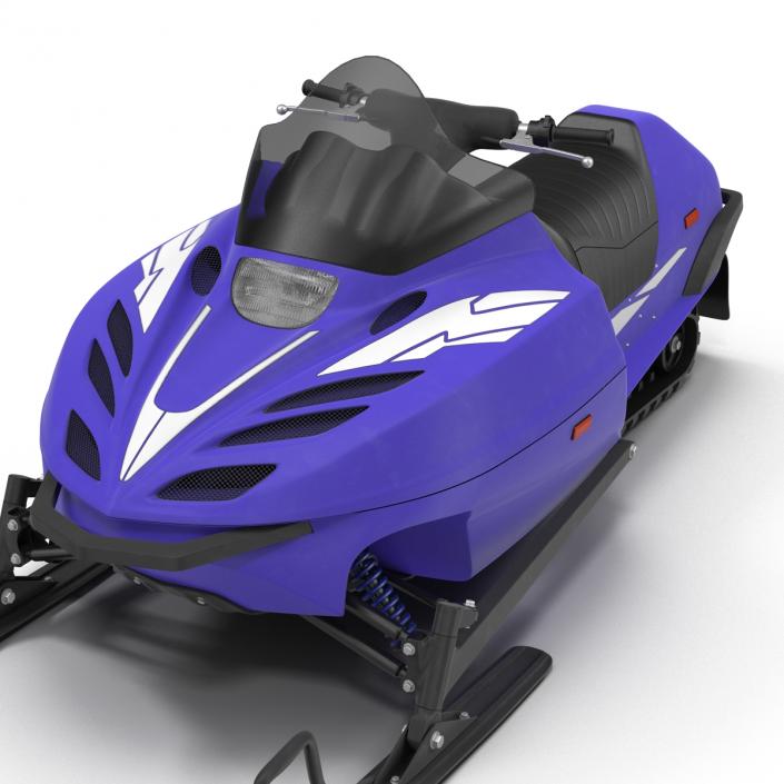 3D model Snowmobile Generic Rigged