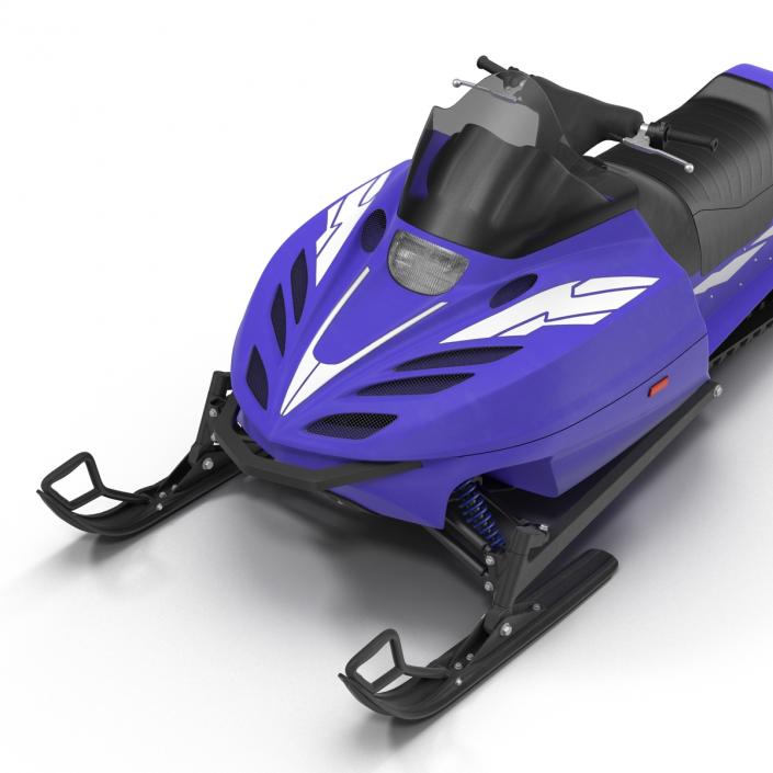 3D model Snowmobile Generic Rigged