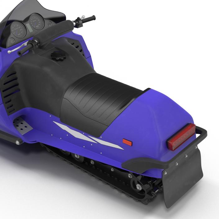 3D model Snowmobile Generic Rigged