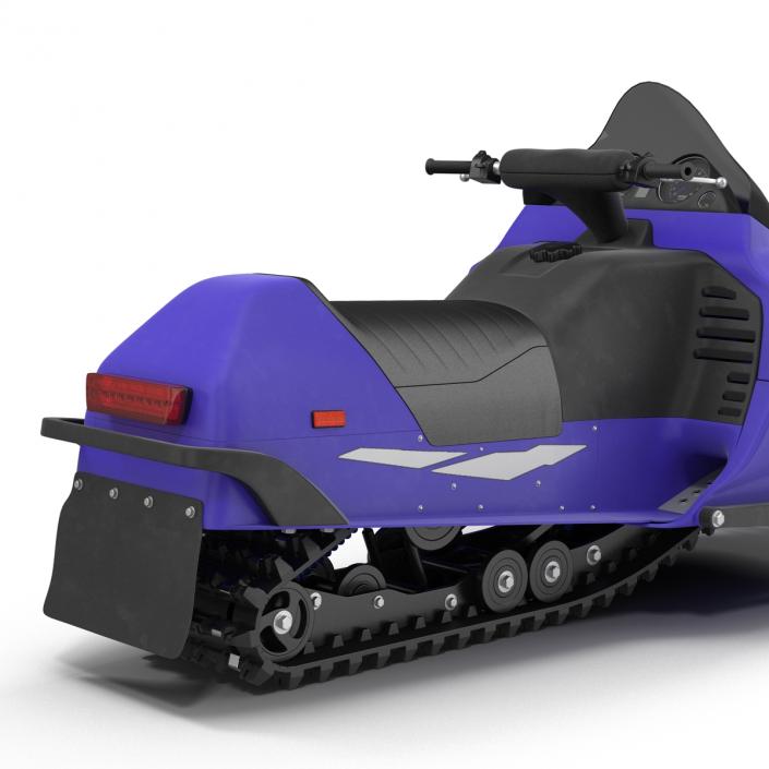 3D model Snowmobile Generic Rigged