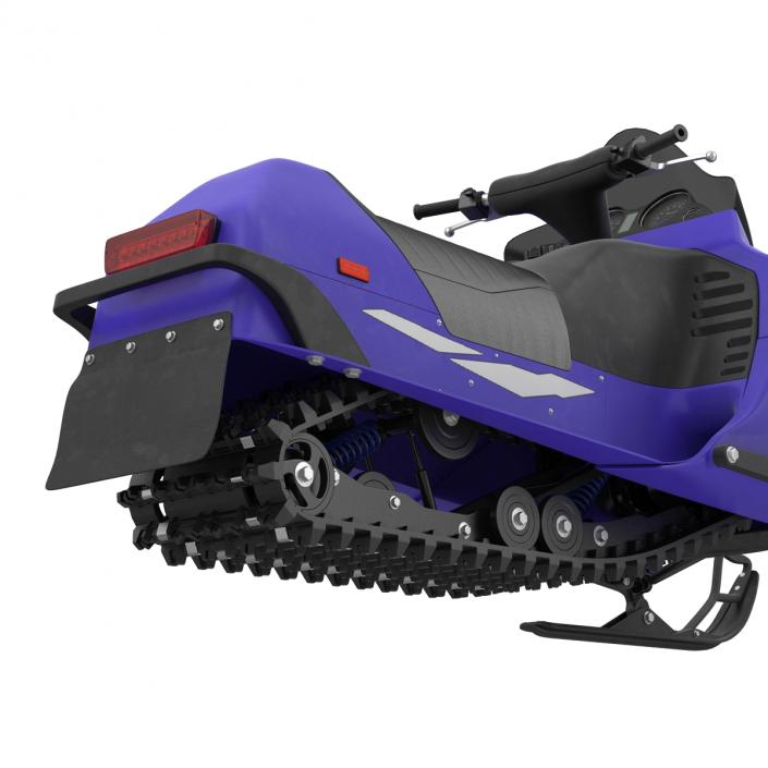 3D model Snowmobile Generic Rigged