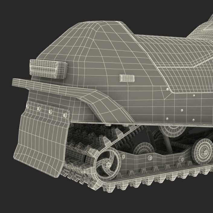 3D model Snowmobile Generic Rigged