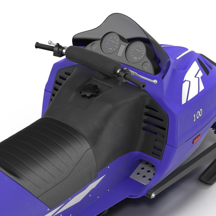 3D Snowmobile Generic model