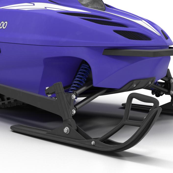 3D Snowmobile Generic model