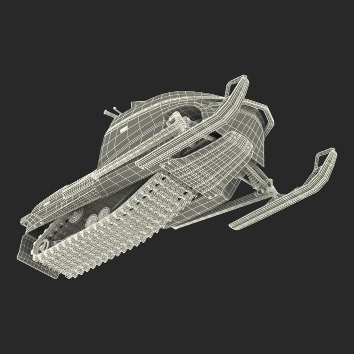 3D Snowmobile Generic model