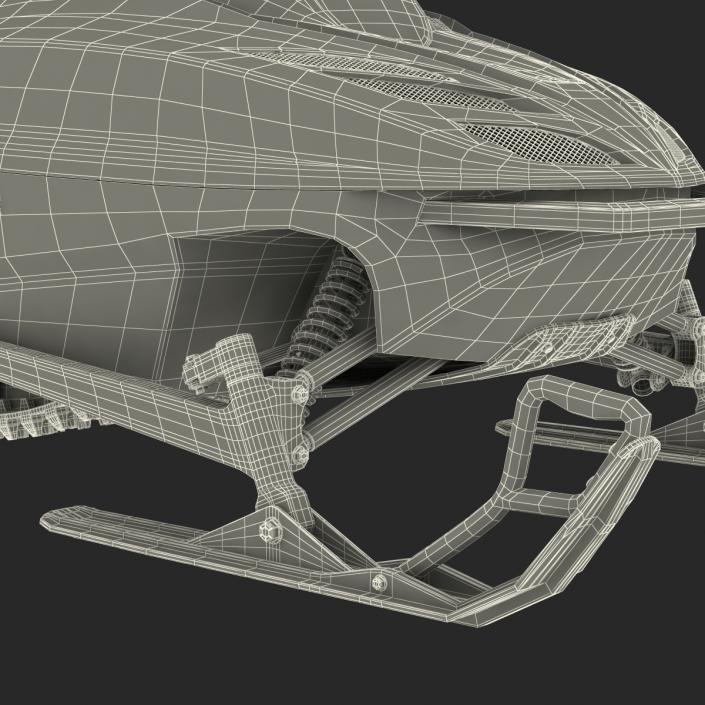 3D Snowmobile Generic model