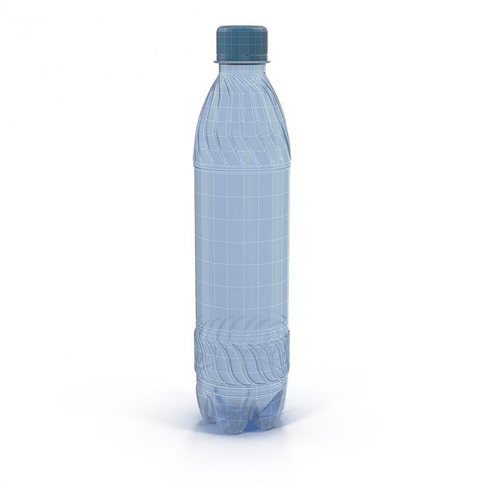 3D model Plastic Water Bottle Blue