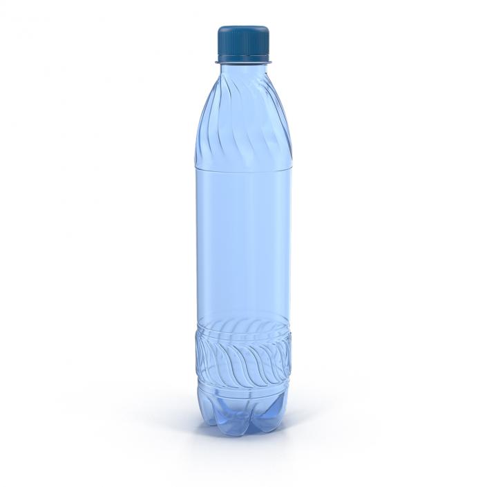 3D model Plastic Water Bottle Blue